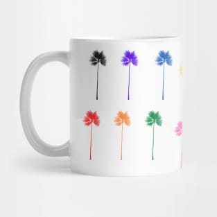 colorful palm tree design Mug